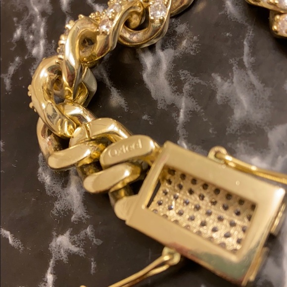 Jewelry Real Solid 925 Oxteel Mens Diamond Cuban Link Poshmark